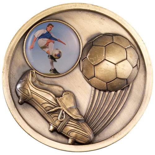 70mm FOOTBALL AND BOOT MEDALLION