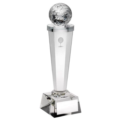 3D Golf Ball on Glass Column Award