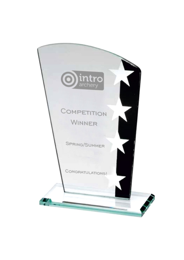 SK2-ARC SK2 Glass Star Archery Trophy