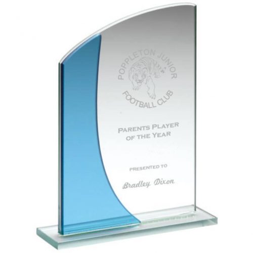 BL10 Glass Football Trophy