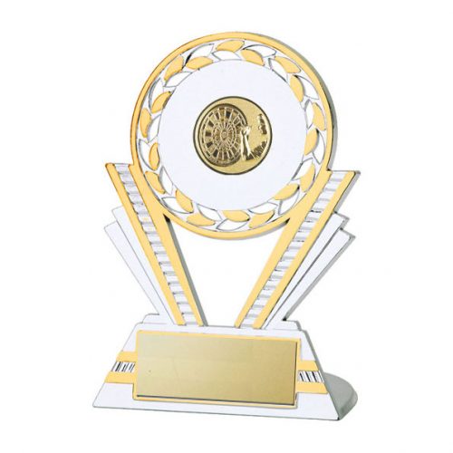 Q130 Darts Silver/Gold Plastic Trophy