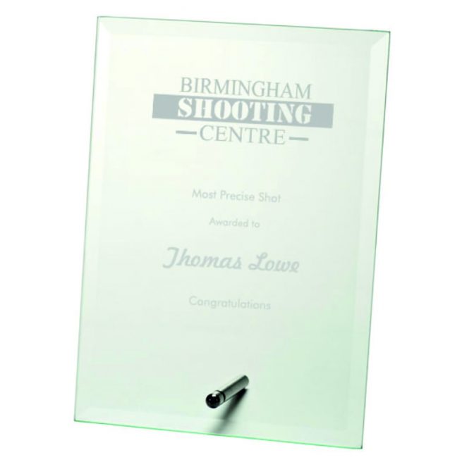 Rectangular Glass Shooting Award