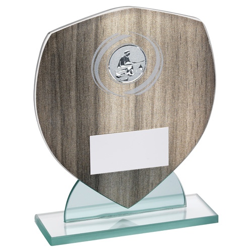 Angling Glass Shield Award
